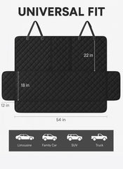 Fidozen split-design seat cover fits vehicles with a middle armrest