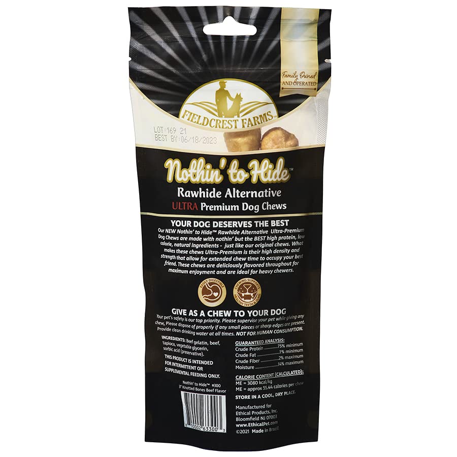 Fieldcrest Farms Nothing to Hide brand promise with clear chew alternatives to traditional rawhide