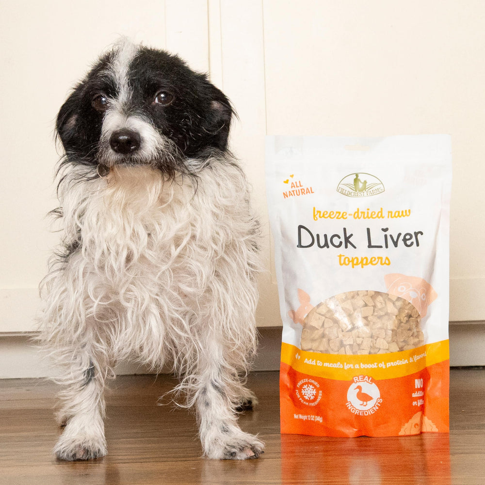 Fieldcrest Farms Duck Liver Toppers release a fresh, appetizing aroma.