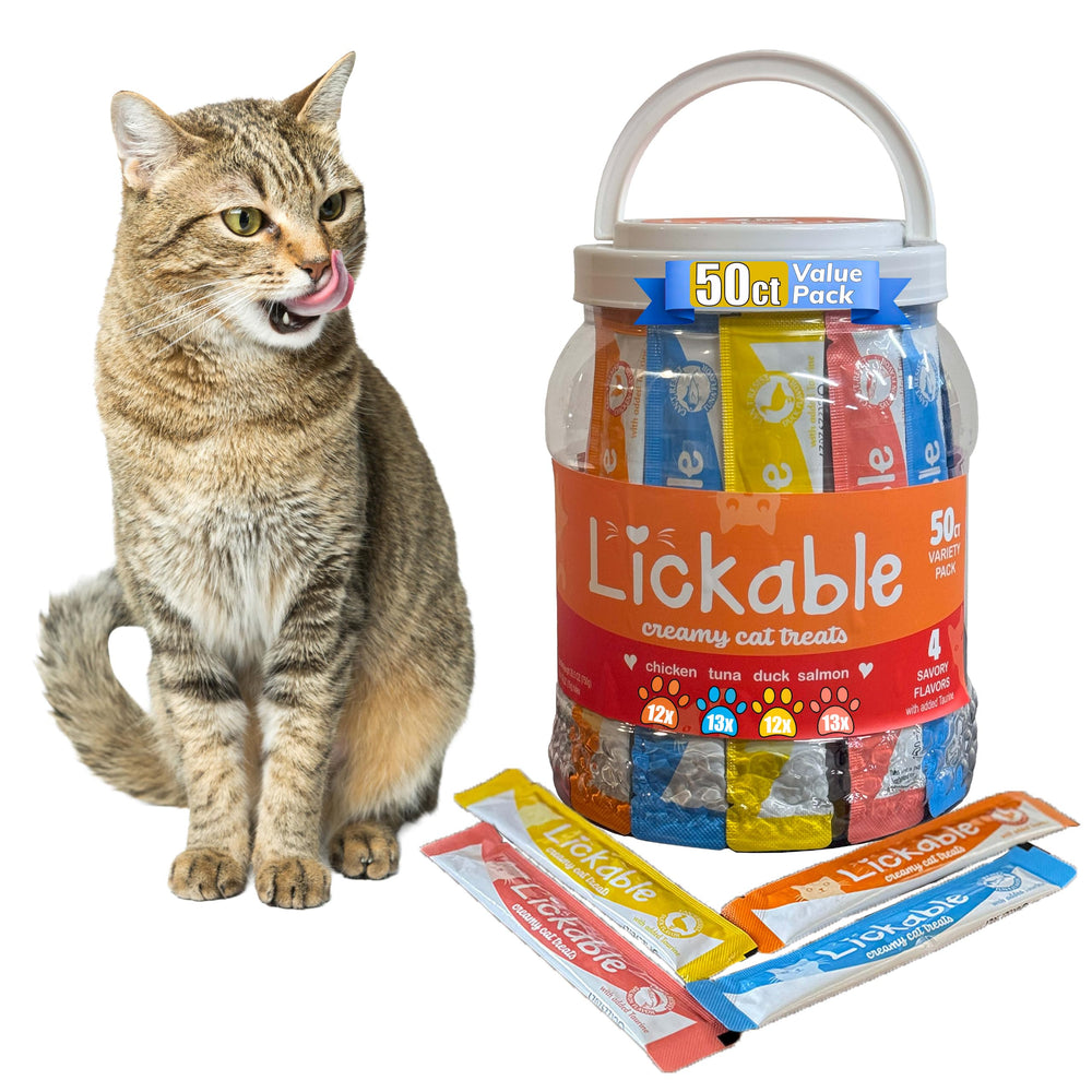 Fieldcrest Farms 50-count pack of lickable treats for variety.