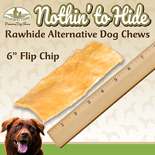 Fieldcrest Farms Nothin to Hide Flip Chips packaging side shot communicates simple, limited-ingredient recipe