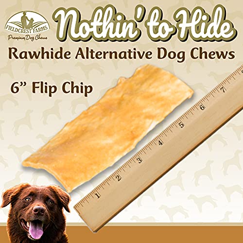 Fieldcrest Farms Nothin to Hide rawhide-free chew promoting easier digestion.