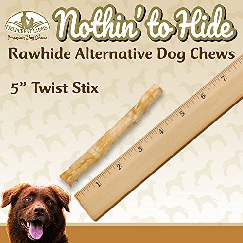 Open pack of Fieldcrest Farms Nothing to Hide Twist Stix