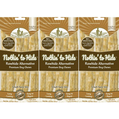 Fieldcrest Farms Nothing to Hide Twist Stix peanut butter pack front view, tasty chew for dogs