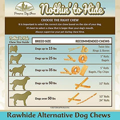Fieldcrest Farms Nothing to Hide Twist Stix peanut butter chew, tasty and dental-friendly