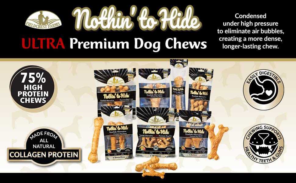 Fieldcrest Farms Digestible dental-friendly chew enhances daily routines for dogs