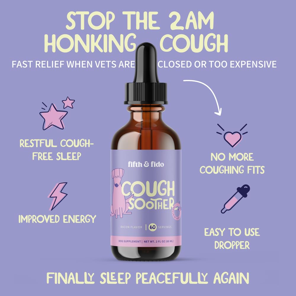 Fifth & Fido bacon flavor drops to ease dosing and palatability.