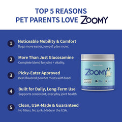 Fifth & Fido beef flavored powder enhances feeding, making daily supplements tasty.
