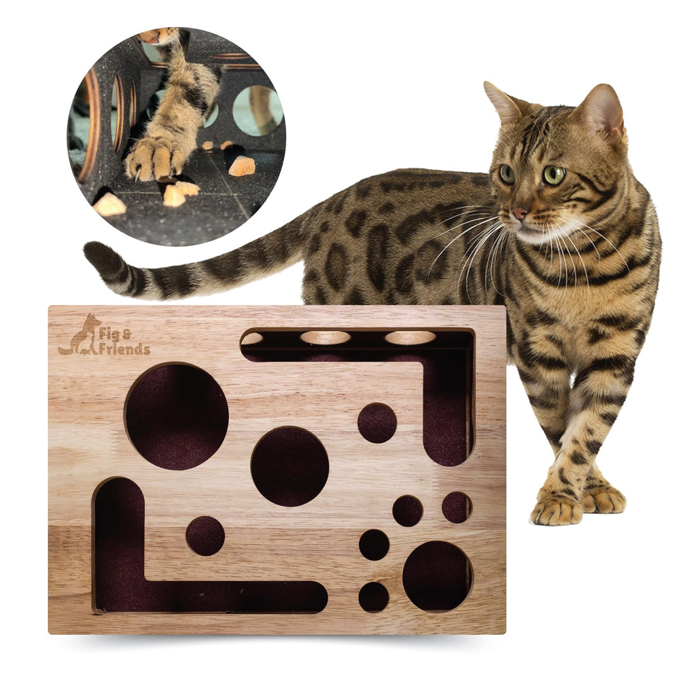 Fig & Friends cat nail file scratch box easy-clean surface for quick maintenance.