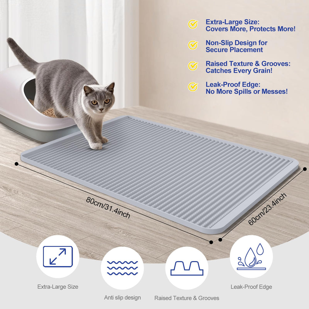 Filmicy easy-clean mat cleans quickly with one lift and rinse.