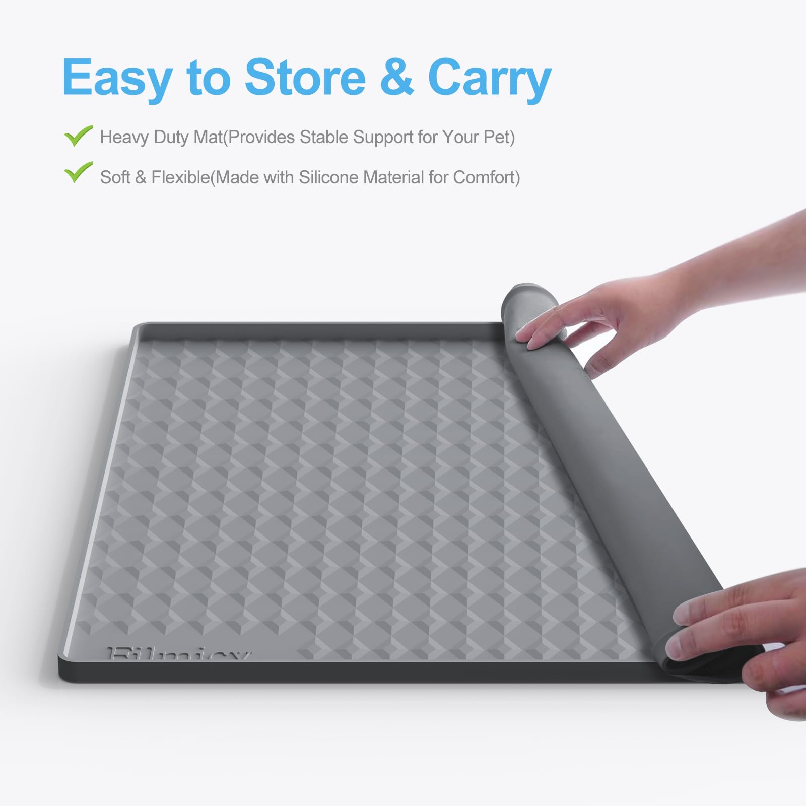 Filmicy square potty tray protects home floors during training.