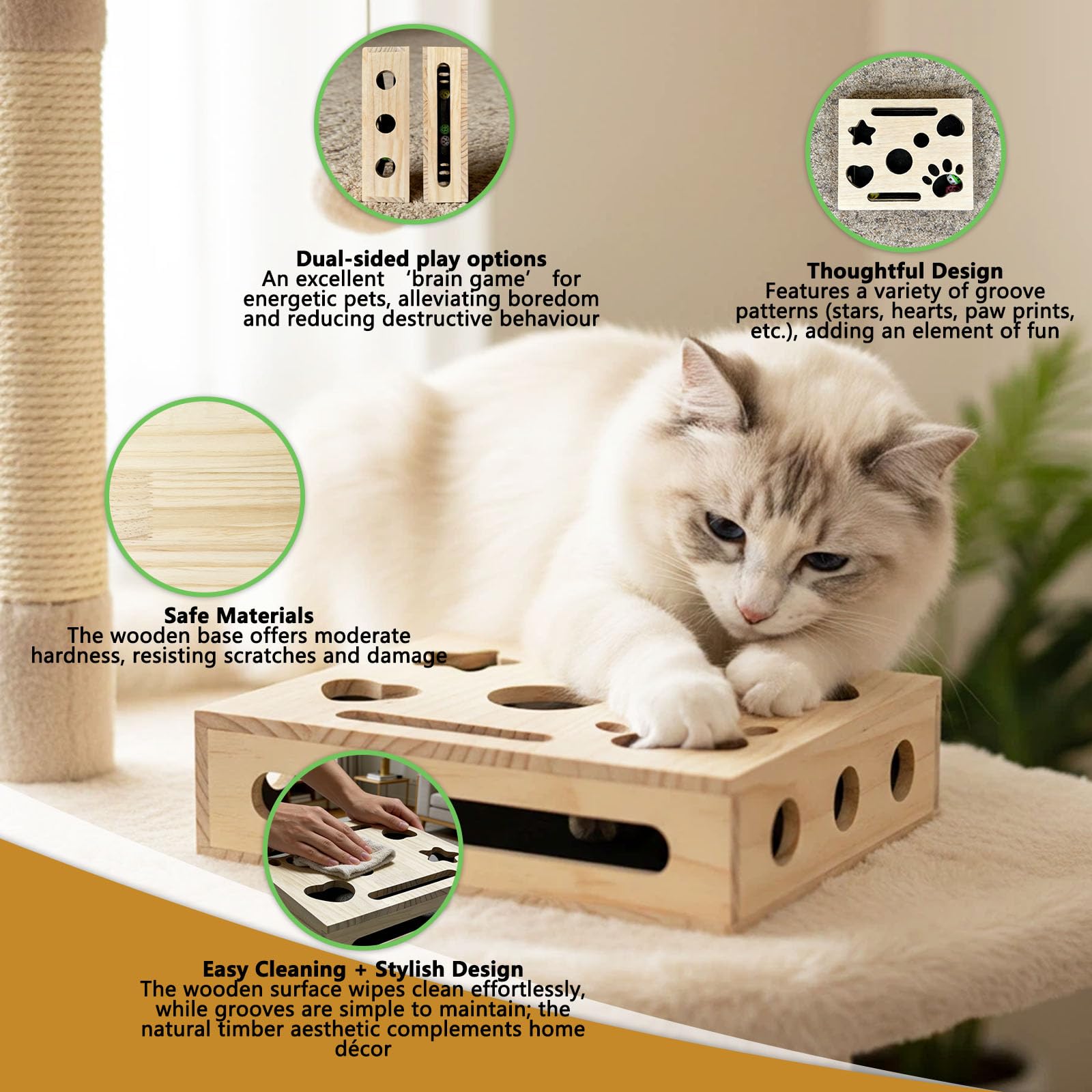 FILWY scratching surfaces redirect scratching from furniture to a healthier outlet.