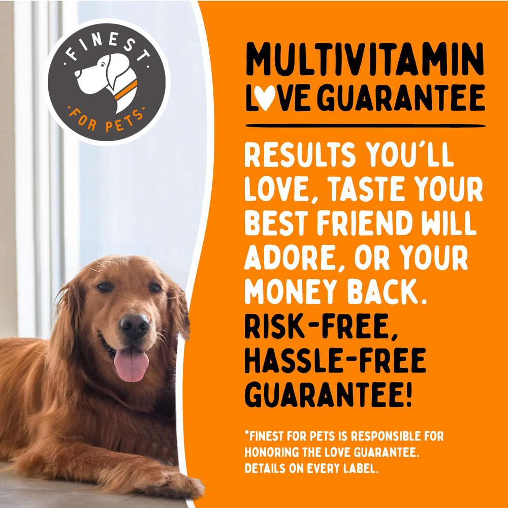 Glucosamine and Chondroitin ingredients for joint function support in Finest For Pets