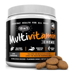 Finest For Pets Multivitamin bottle with 120 chews for joints and coat health