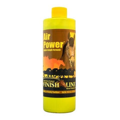 Finish Line Air Power pint bottle with natural honey-lemon scent for pre-event calm.