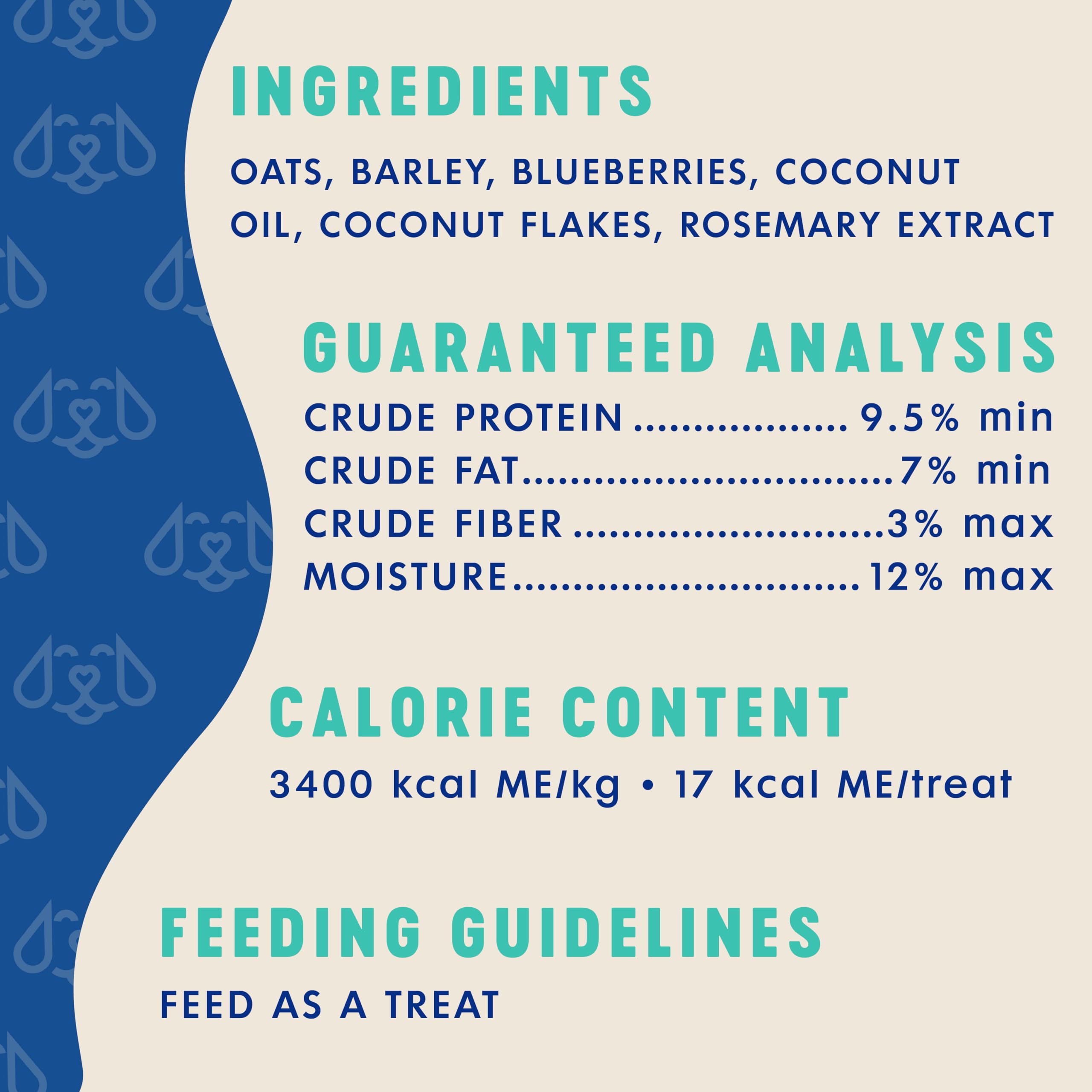 Finley’s plant-based ingredients icon communicates a simple, wholesome recipe.