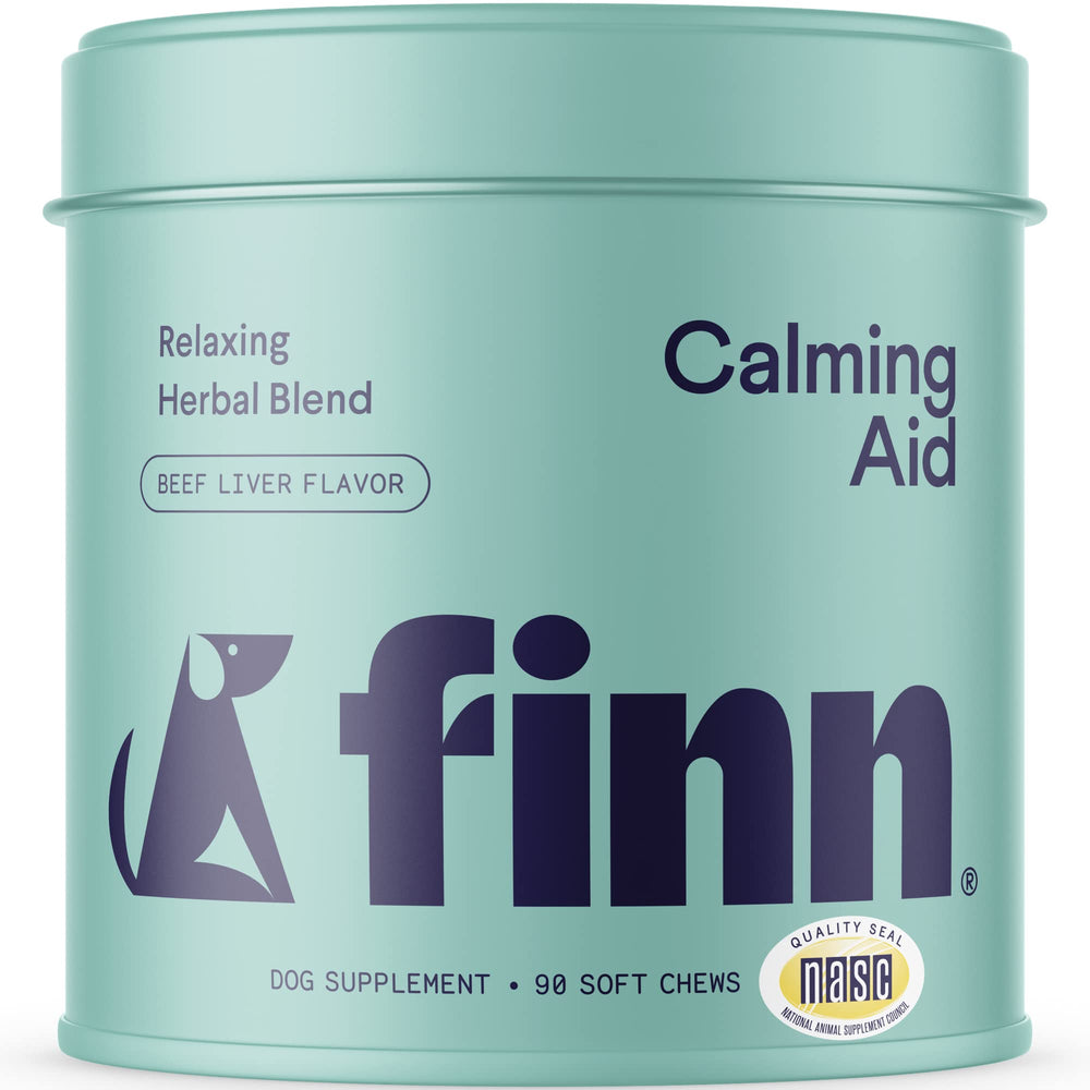 Finn Calming Aid dog chews close-up highlighting a soft texture for soothing moments