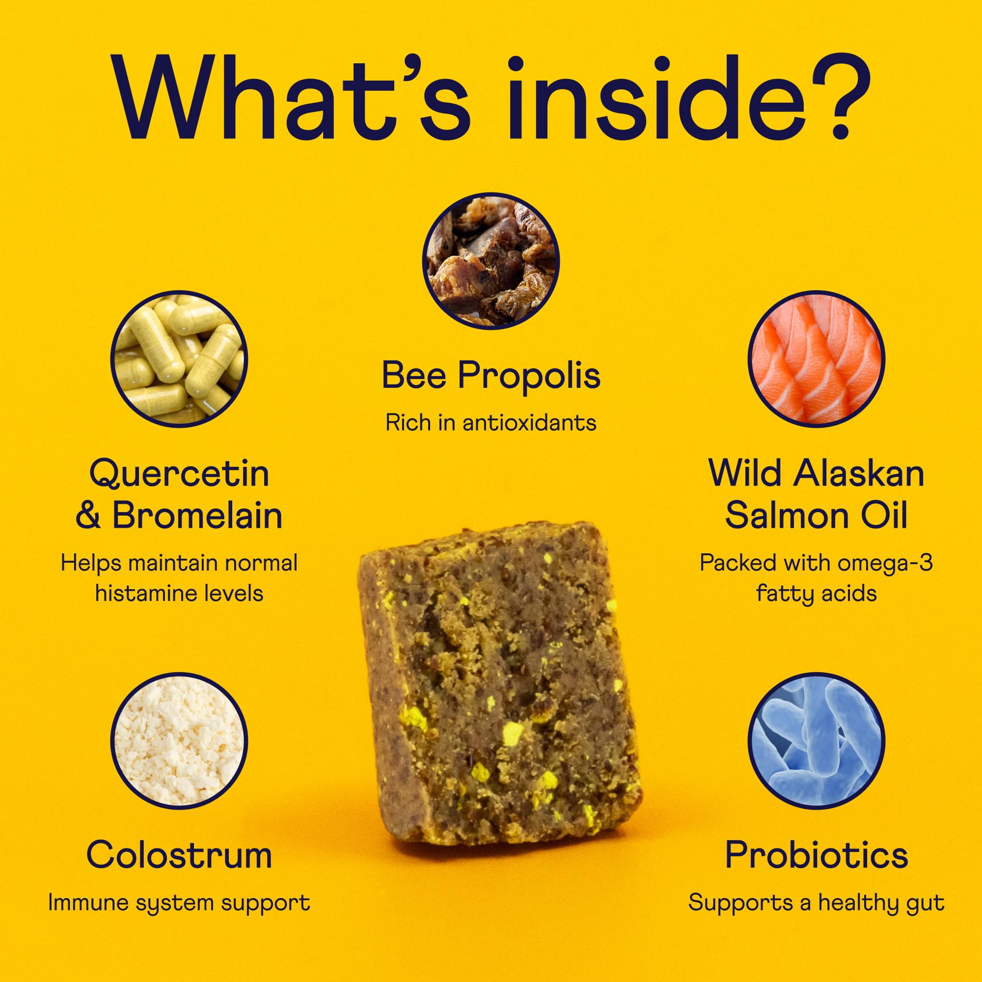 Finn colostrum and propolis packaging emphasizes immune-friendly ingredients for dogs.
