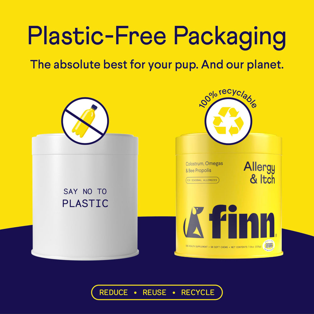 Finn NASC-certified label on tin pack highlights safety and quality.