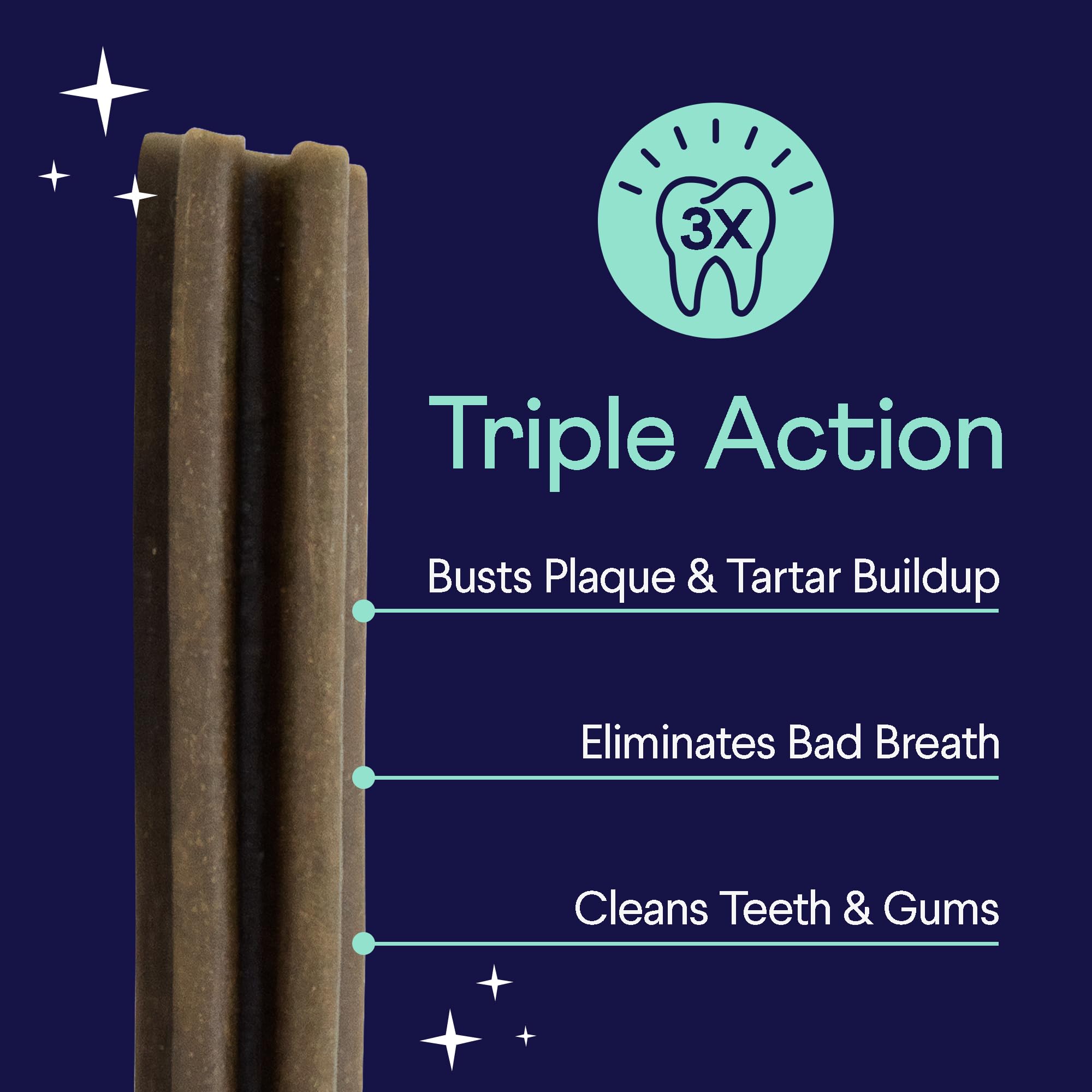 Finn Plaque Patrol dental chews natural ingredients label highlight