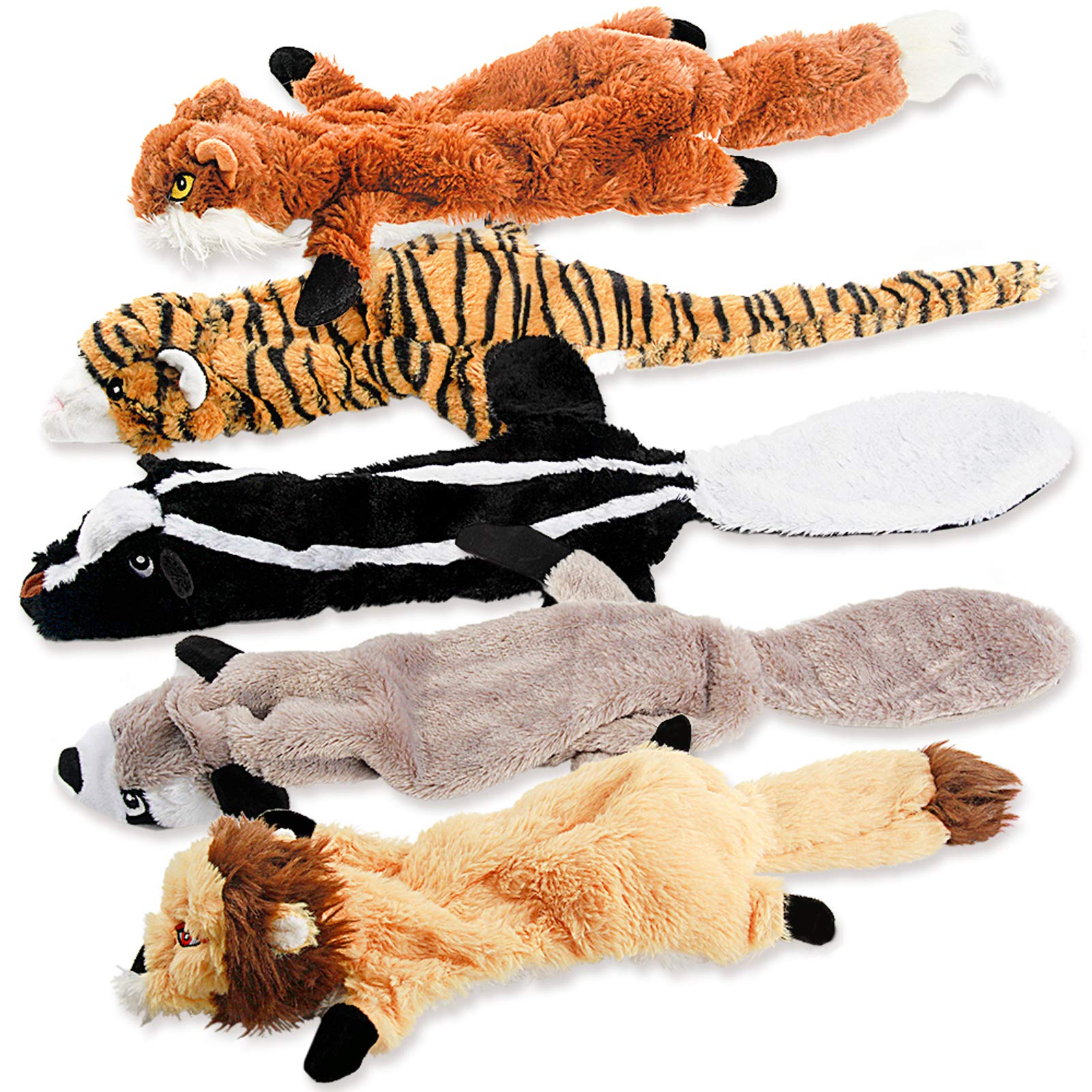 FireOr dog squeak toys bundle promotes interactive play and bonding.