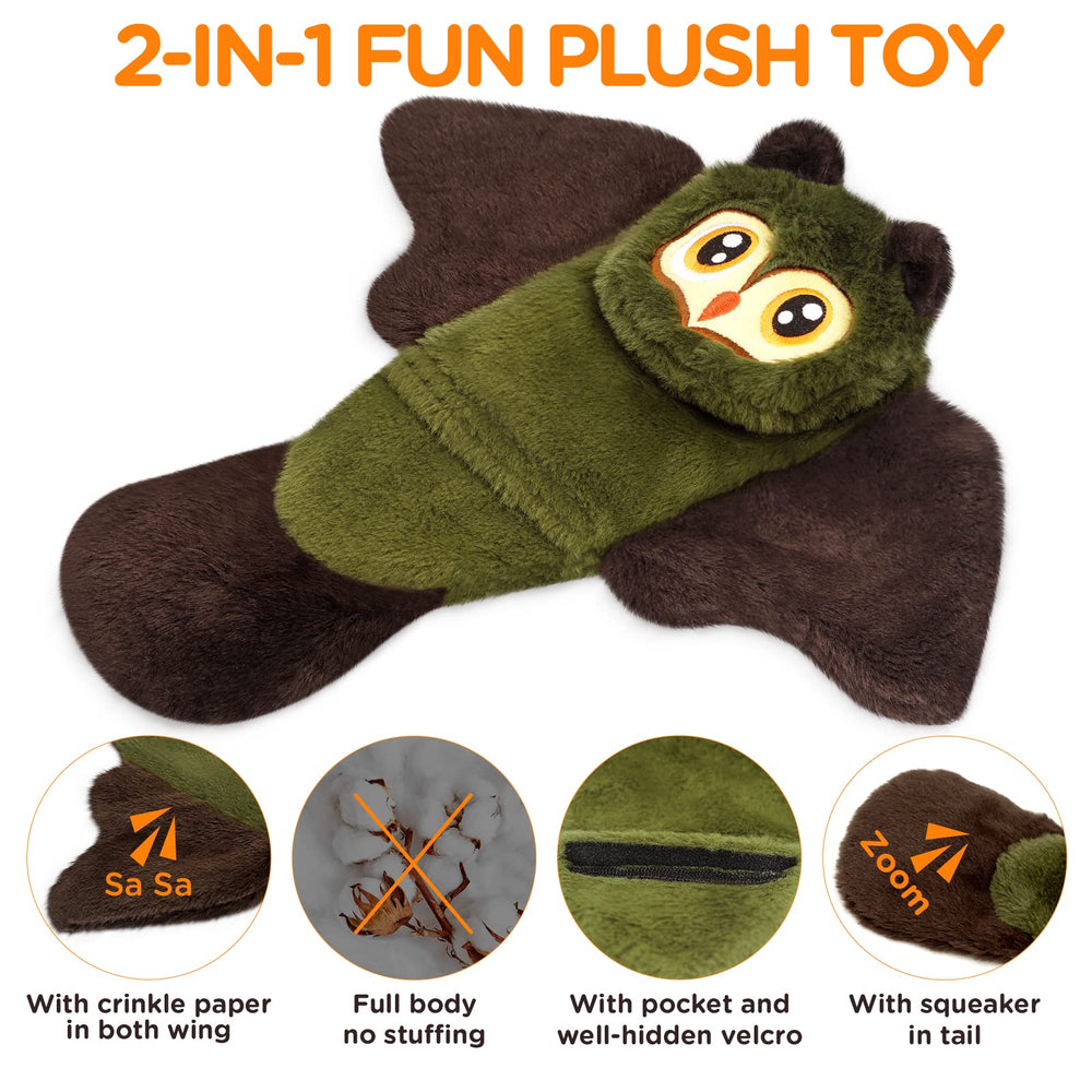 FIREOR rabbit squeak toy for playful fetch and teething