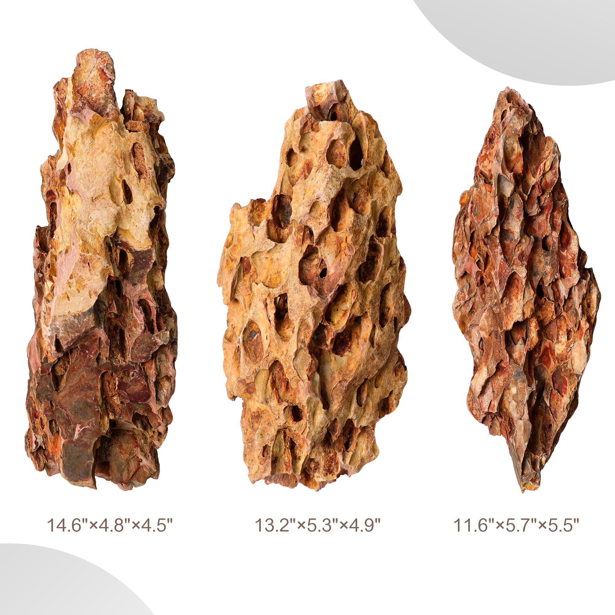 FISCAPE dragon stone inert material helps maintain stable water conditions