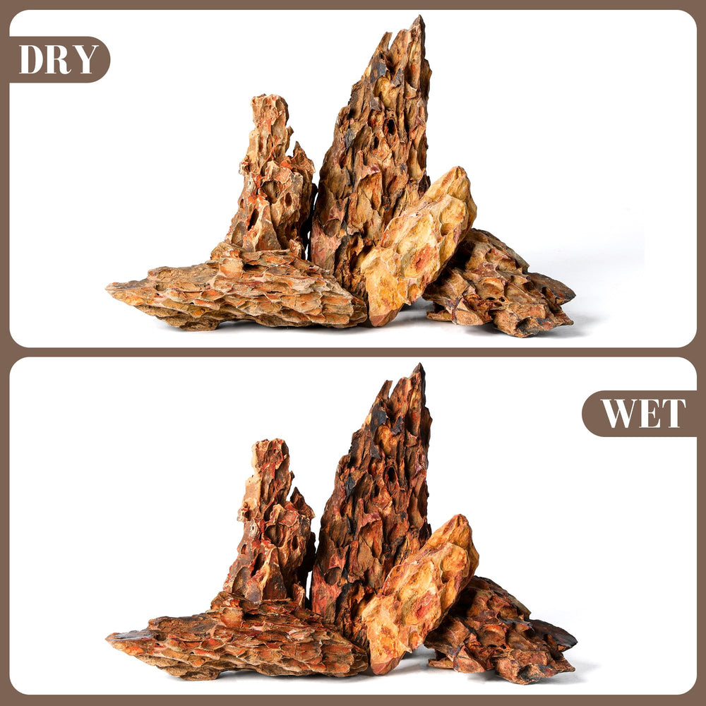 FISCAPE dragon stone mixed-sizes used to shape slopes and crevices