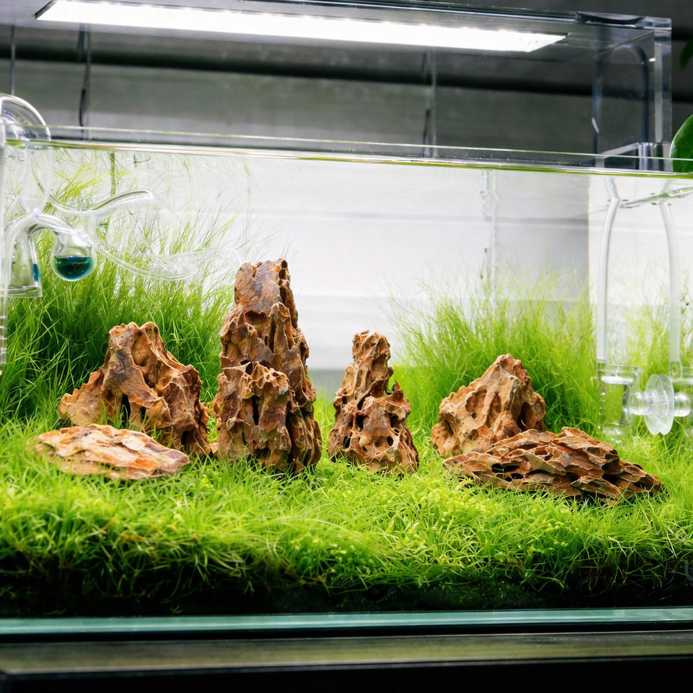 FISCAPE dragon stone mixed-sizes ready for easy setup and display