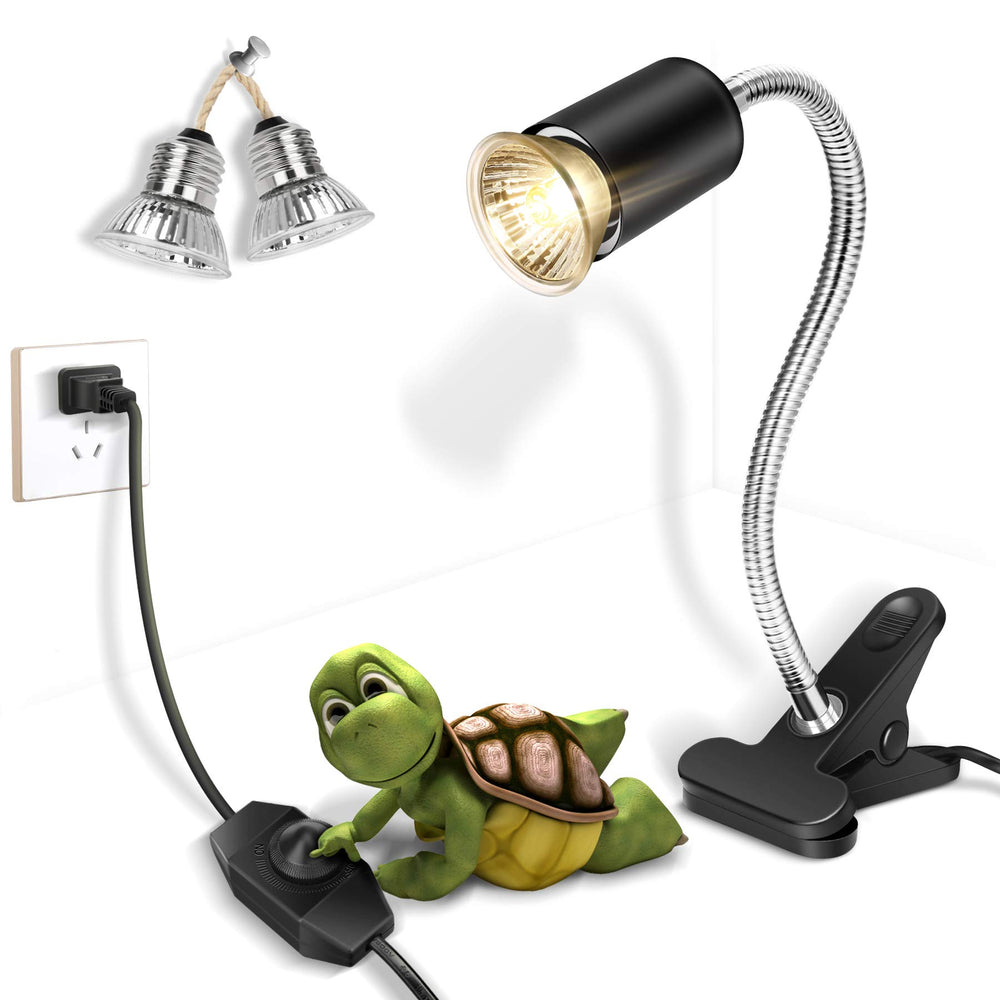Fischuel Reptile Heat Lamp basking-spot warmth for daytime reptile comfort.