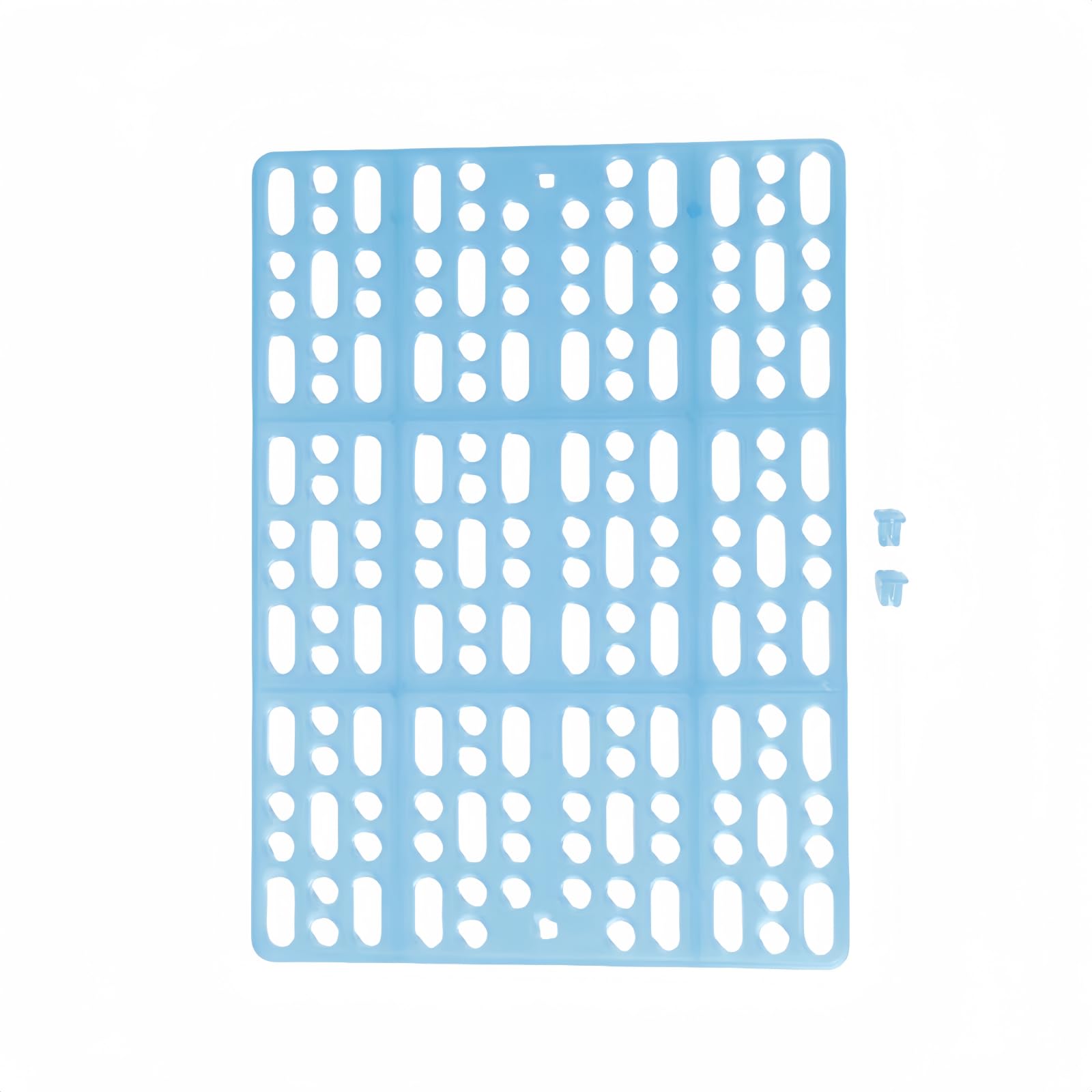 FISDEN rabbit cage mat white highlights cleanliness and durable floor protection.