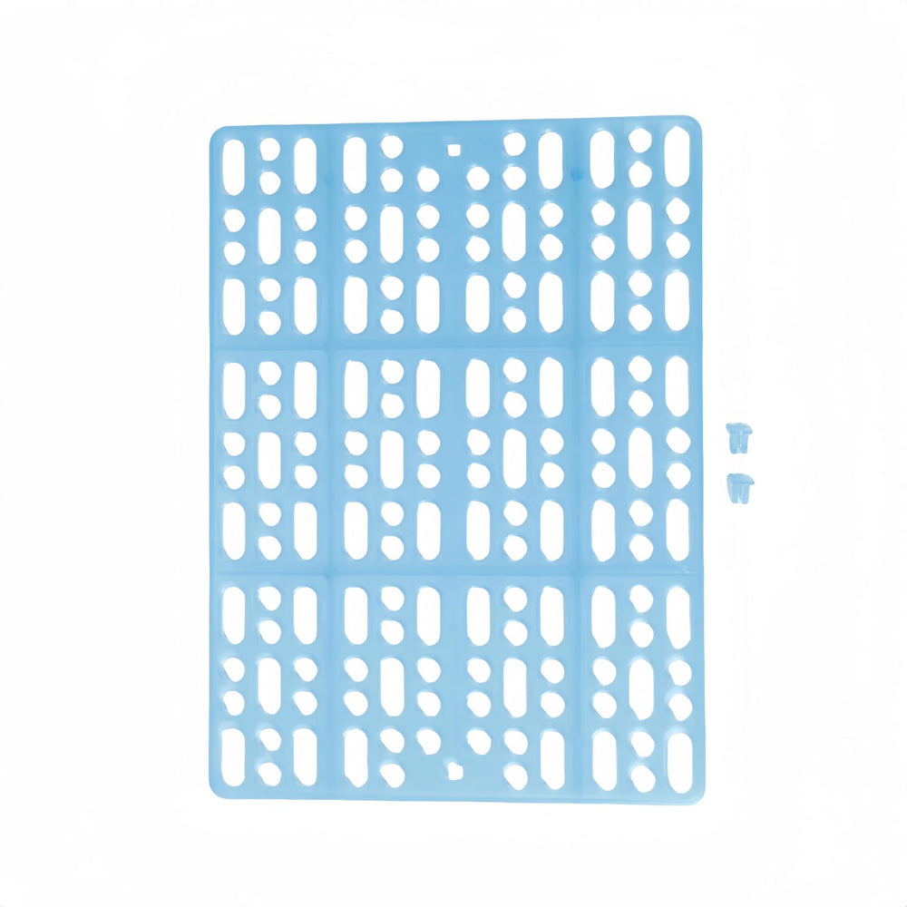 FISDEN rabbit cage mat white highlights cleanliness and durable floor protection.