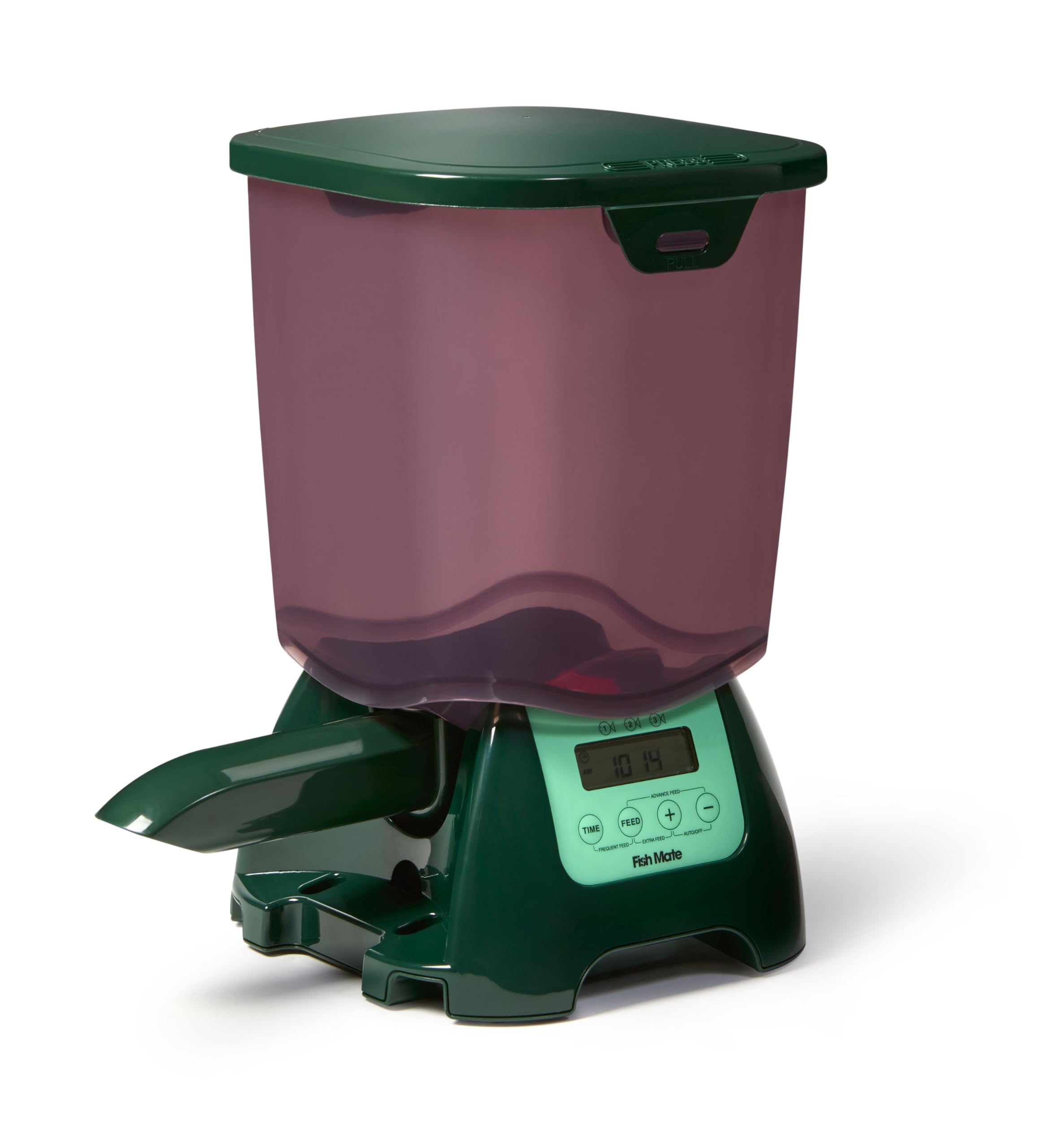 Fish Mate P7000 programmable LCD control panel for precise pond feeding.
