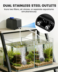 fishkeeper air stone bubbler kit 40mm ready for stone aeration