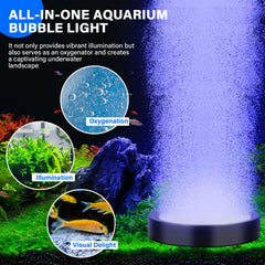 Fishkeeper Bubble Light offers 16 colors for mood customization