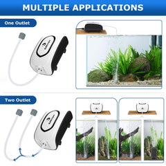 Fishkeeper whisper-quiet bubbler preserves aquarium peace while delivering oxygen.