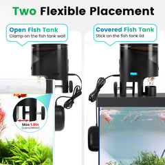 Fishkeeper 2.5K camera with night vision lets you observe feeding anytime.