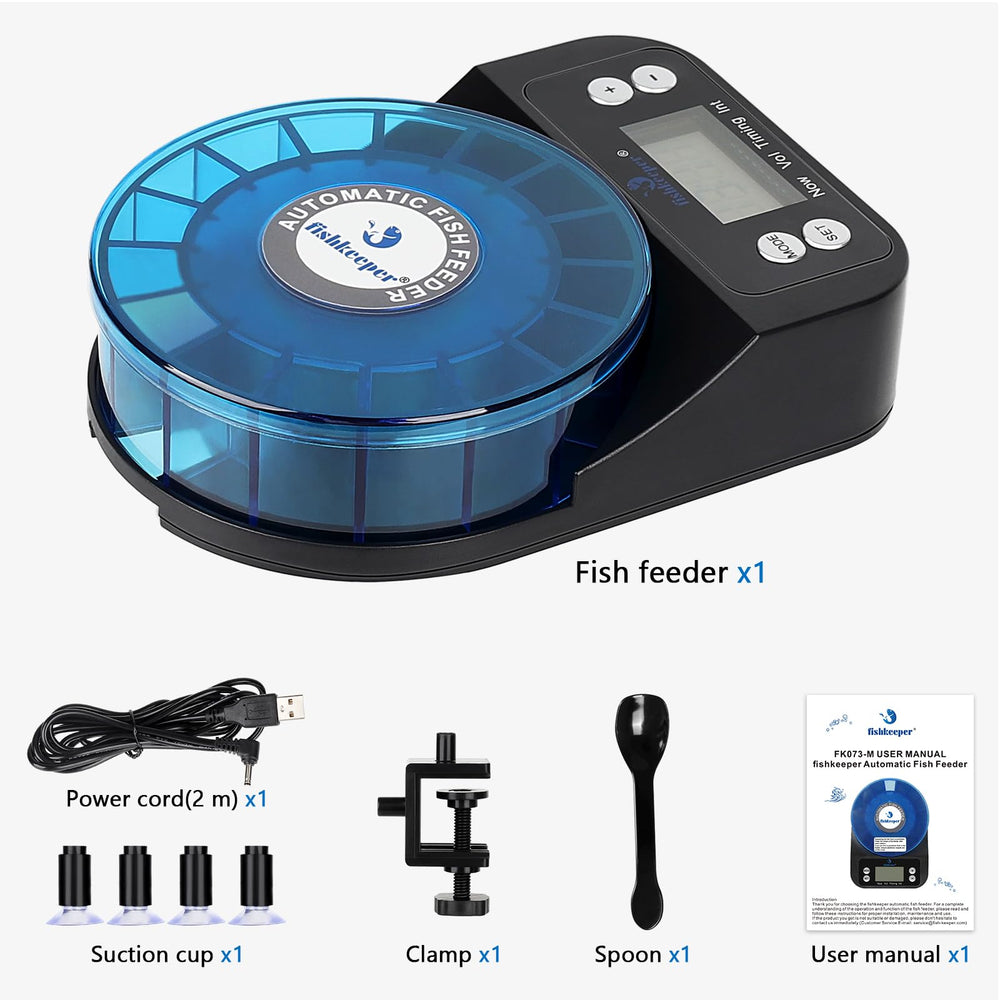 The Fishkeeper feeder is suitable for betta tanks and turtle habitats.