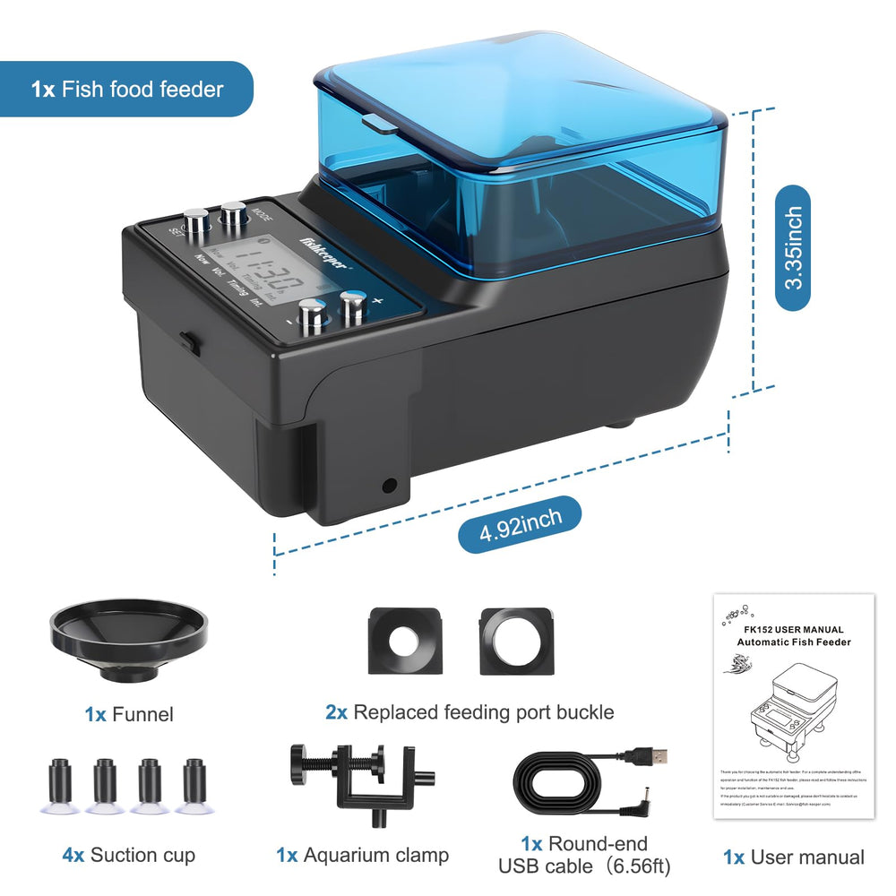 Fishkeeper suction cups enable versatile placement on tank lids