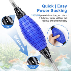 Fishkeeper interchangeable suction heads set ready for different tank tasks.
