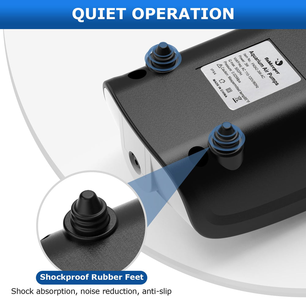 Fishkeeper reinforced ABS casing enhances durability for long-term aquarium use.