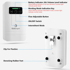fishkeeper USB charging capability enables recharging during outages and travel.