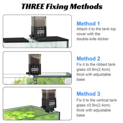 Fishkeeper USB rechargeable feeder highlights silent operation for peaceful tank days.
