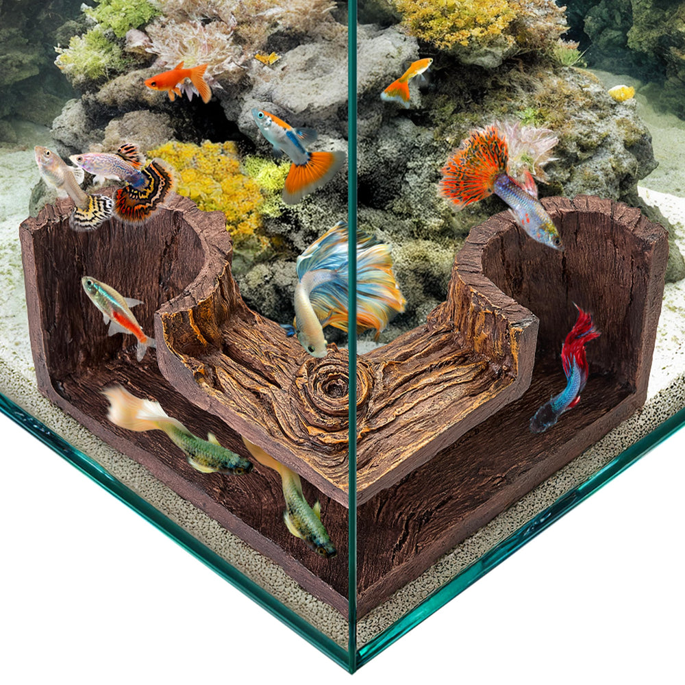 FISHNOSH Aquarium Cave dimensions 5.1 x 2 x 2 inches offer compact footprint
