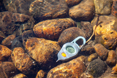 Fishpond Riverkeeper compact size fits pockets for easy river day carry.