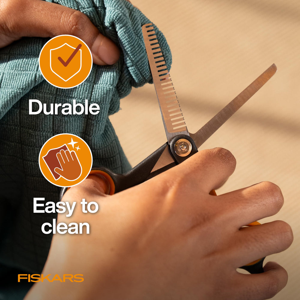 Fiskars 6.5 inch scissors provide precise handling for varied pets.