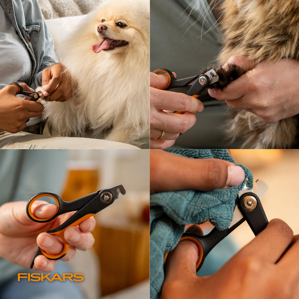 Fiskars grooming tool for pets delivering accurate trims with a comfortable grip.