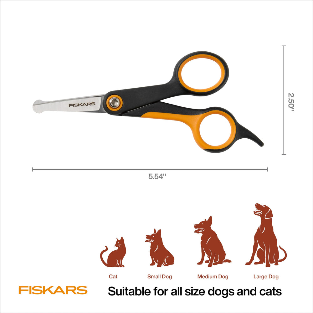 Fiskars protective tips prevent nicks during delicate trimming sessions.
