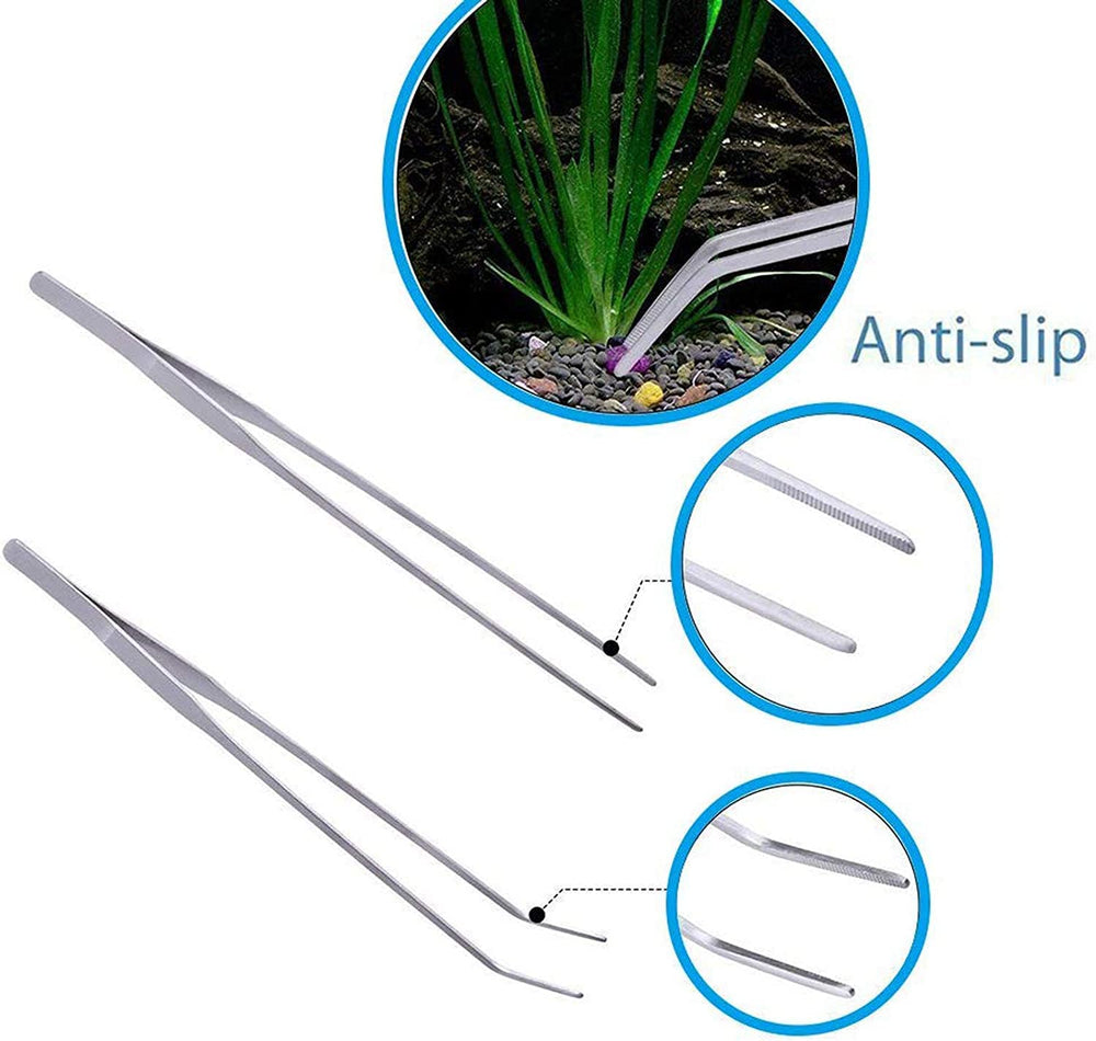 FISTOY 11.7in curved scissor trims roots and stems with control.