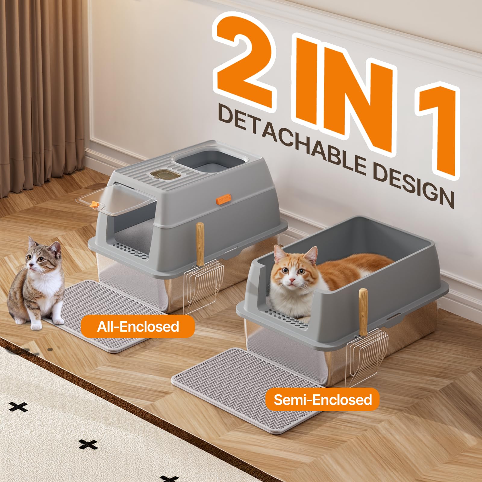 Fitrobust capacity over 20L supports cats up to 25 lbs.